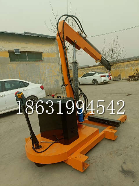 兴宁市自卸车厢随车吊 自制轮式四不像起重机 四驱平板吊 5吨 贵盛